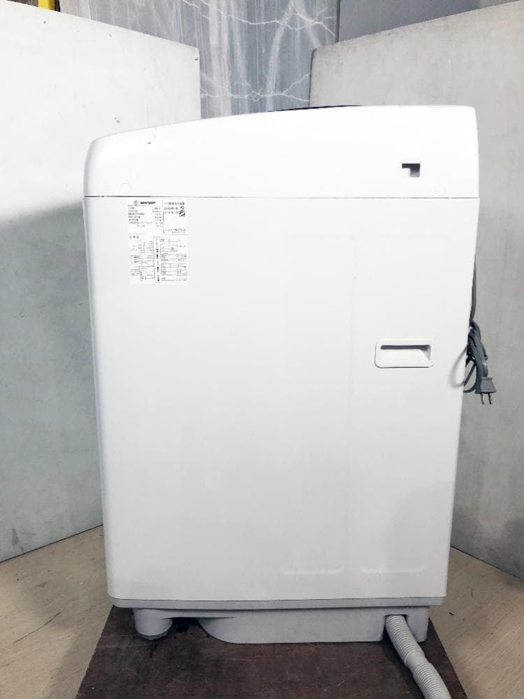 ★分解洗浄済！22年製★SHARP 8kg 洗濯機【ES-GV8F-S】G36W