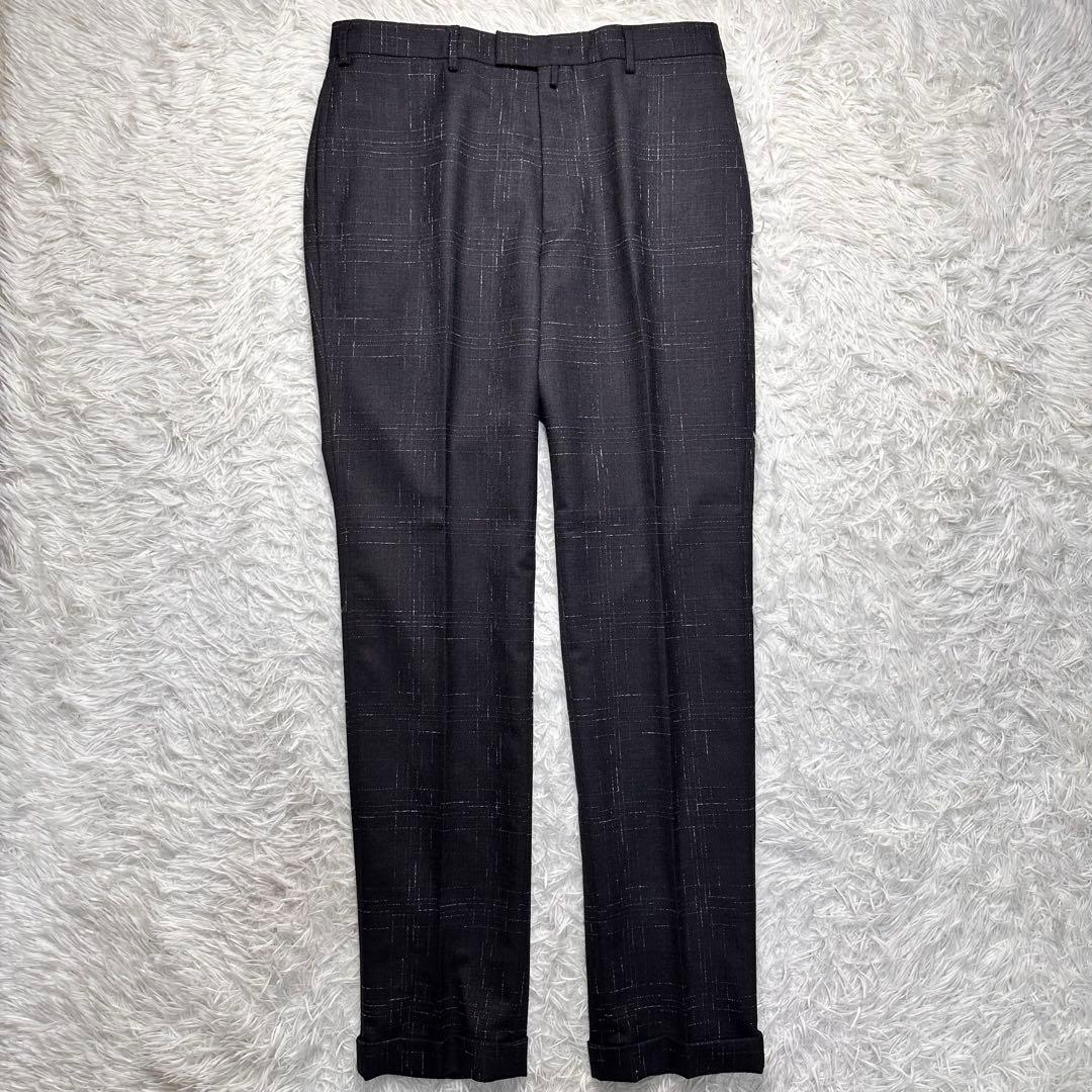 希少 カタログ掲載 未使用級 現行 ポールスミス 風景柄 セットアップ チーフ付