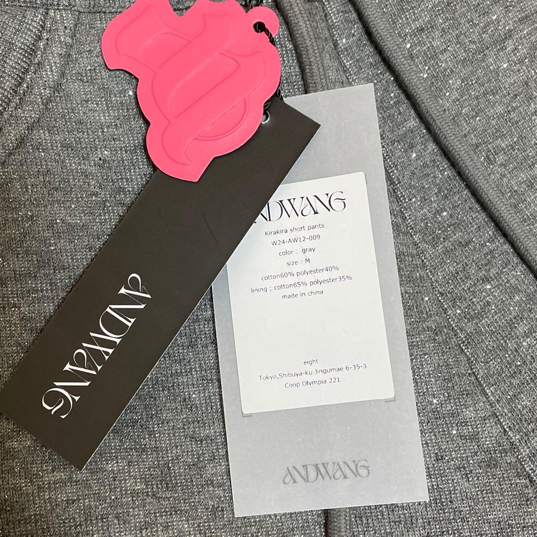 【新品未使用】andwang kirakira short pants パンツ