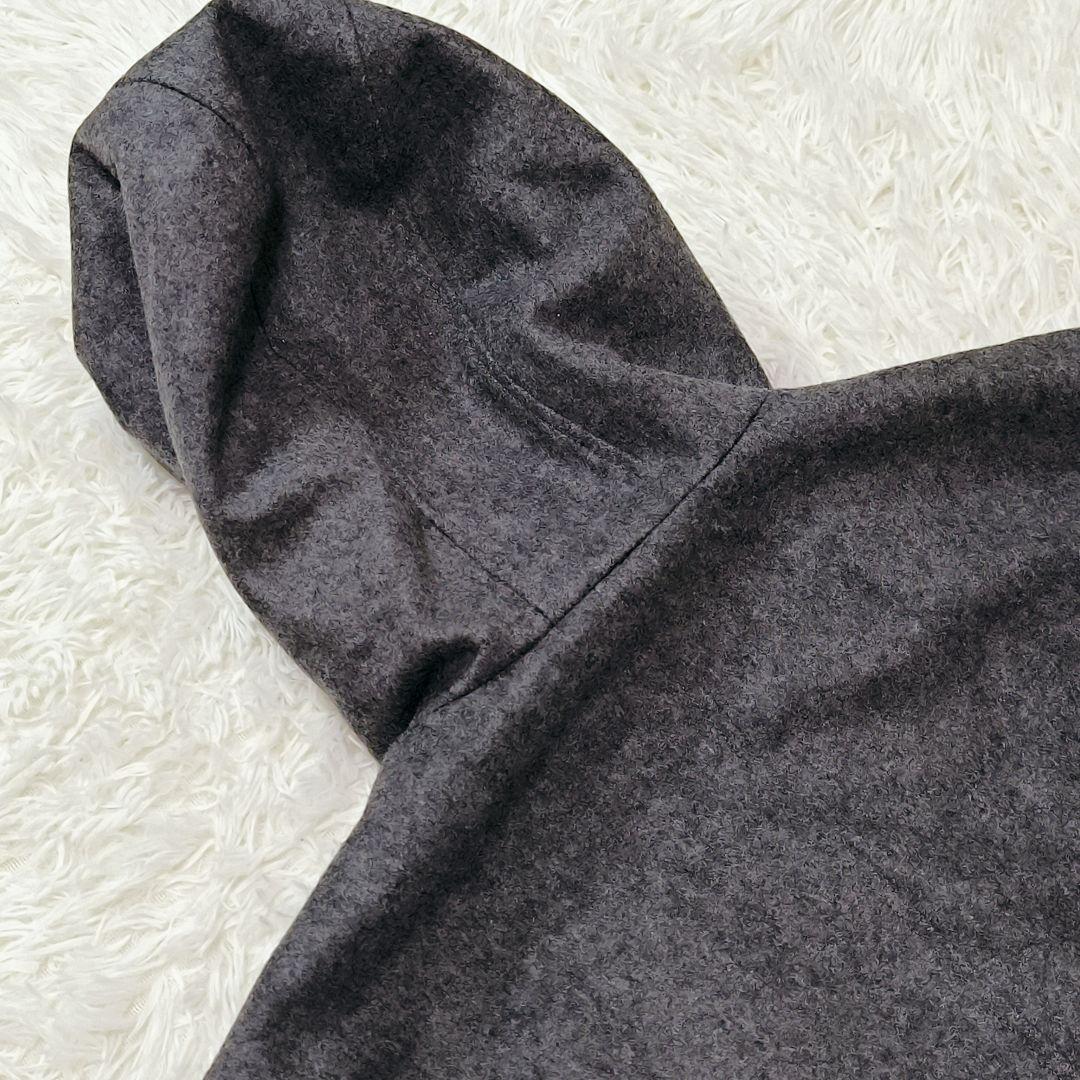 XL/PAUL SMITH ウールカシミヤメルトンロングコート 裏地キルティング