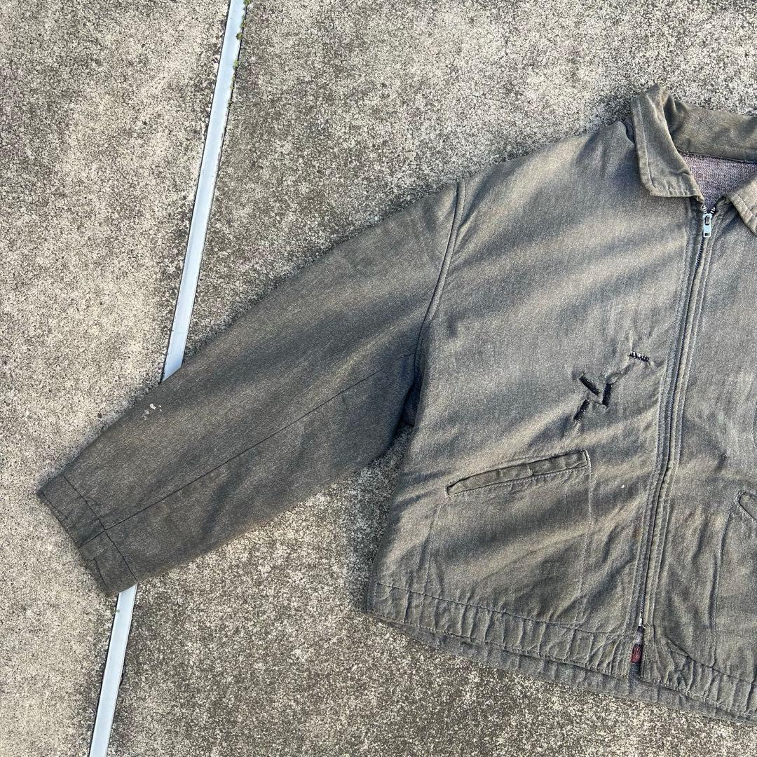 身幅70cm 50sブラックシャンブレー ジャケット ヘラクレス BIG MAC