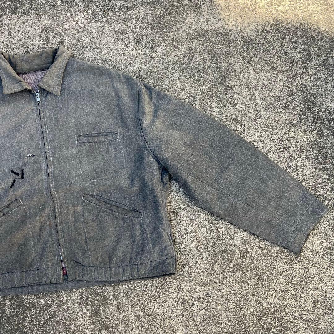身幅70cm 50sブラックシャンブレー ジャケット ヘラクレス BIG MAC