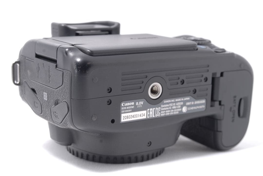 極美品✨Canon EOS 80D 標準レンズ付★Wi-Fi搭載★高画質・自撮り