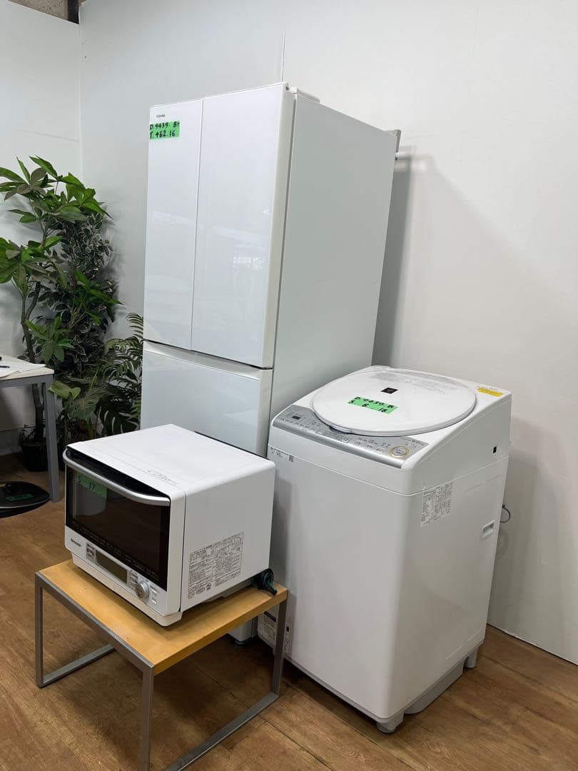 家電セット　冷凍冷蔵庫　東芝　462l 2016年　GR-K460FD