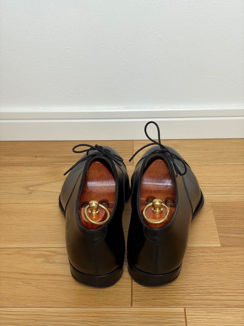 クロケット&ジョーンズ ベルグレイブ3 UK8.0E 純正の箱•靴袋•替紐付