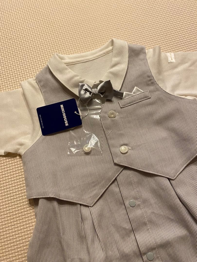 【Apple⭐︎】ミキハウス　タキシード風カバーオール　70cm