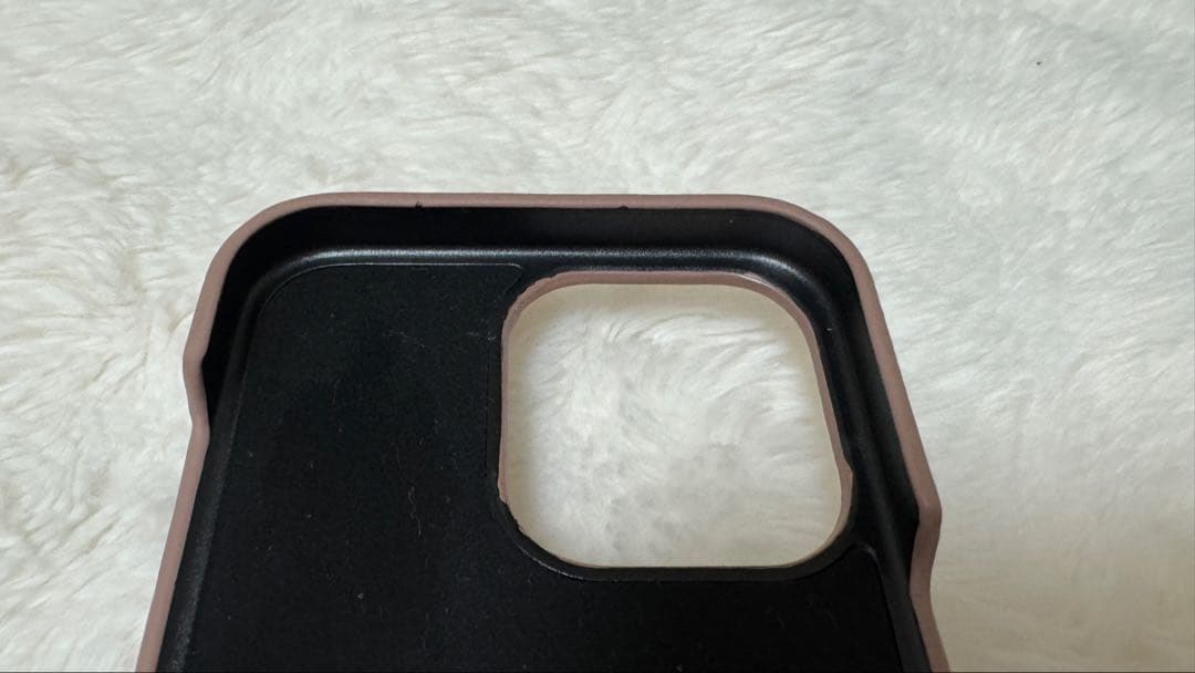 ajew iPhone15promax pinkbeige エジュー ケース