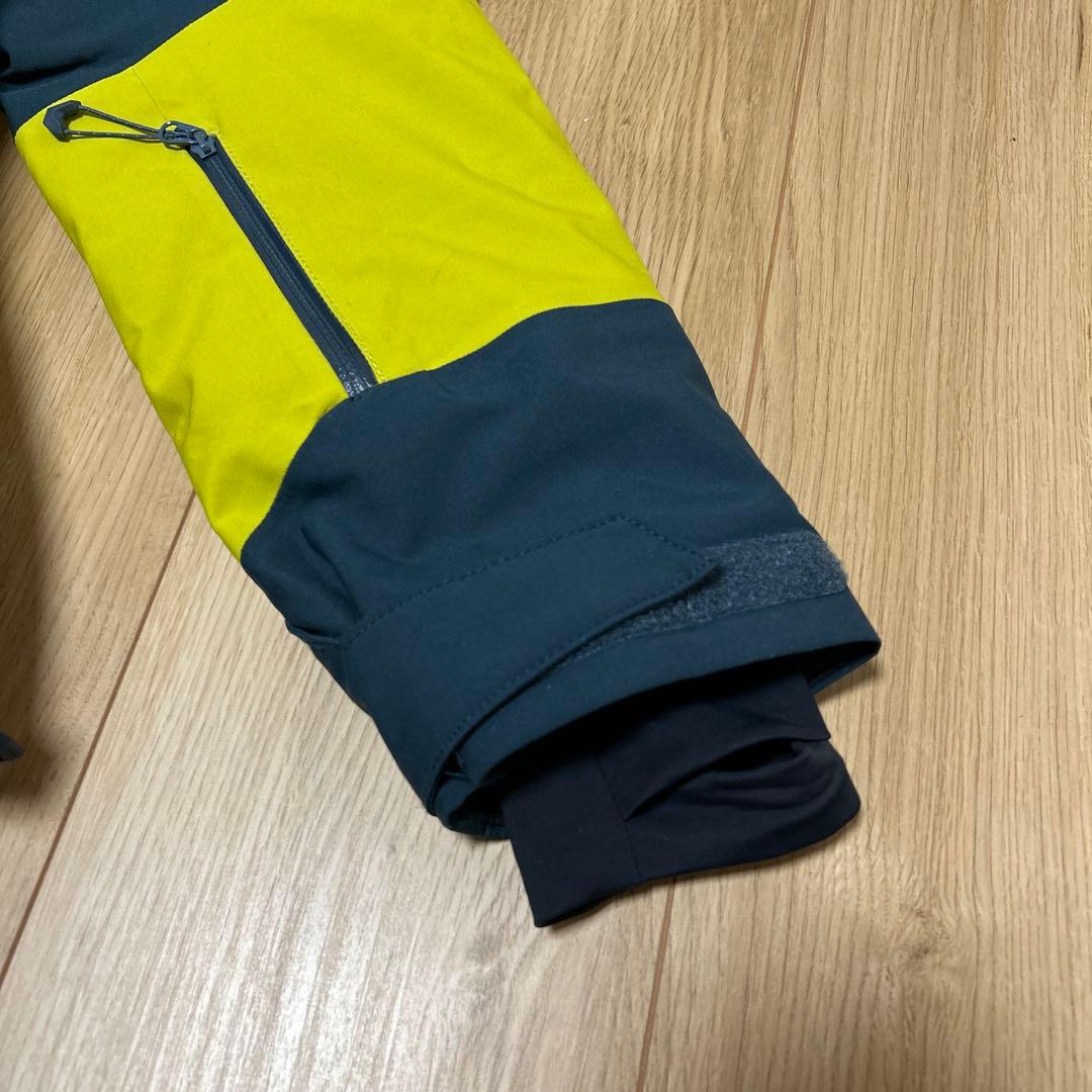 ミレー スキーウェア ネイビー/イエロー 上下セット