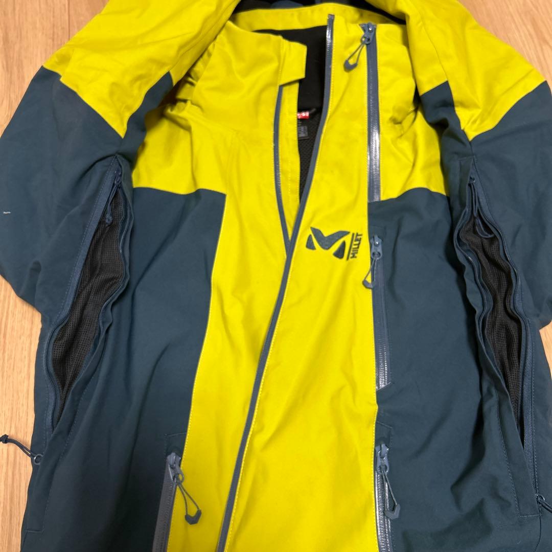 ミレー スキーウェア ネイビー/イエロー 上下セット