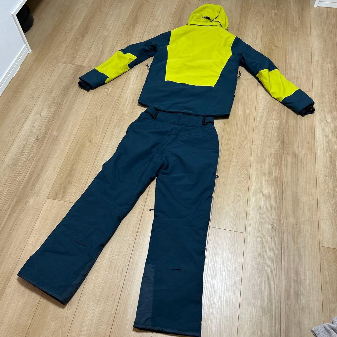 ミレー スキーウェア ネイビー/イエロー 上下セット