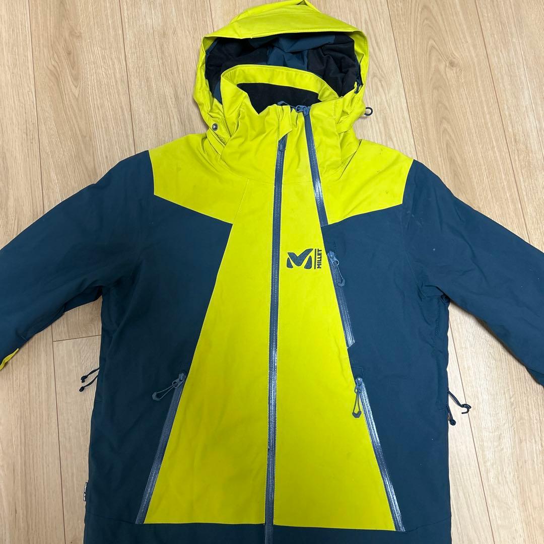 ミレー スキーウェア ネイビー/イエロー 上下セット
