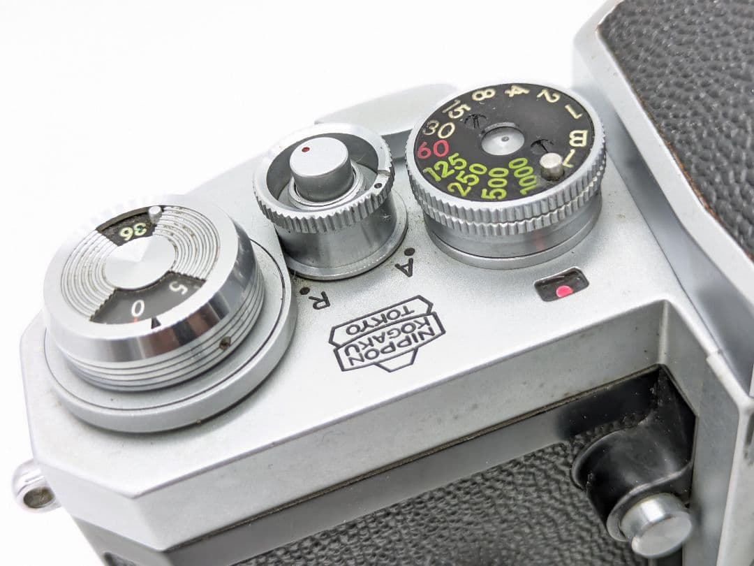 完動品！NIKON F アイレベル 初期型 富士山ロゴ 露出計付き！