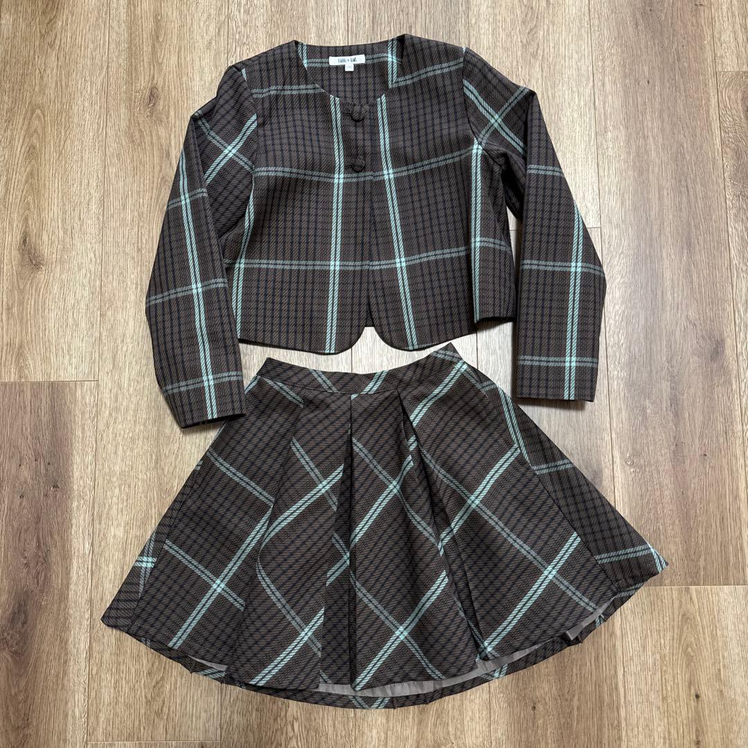 B:MING by BEAMS フォーマル チェック スカート120ボレロ130
