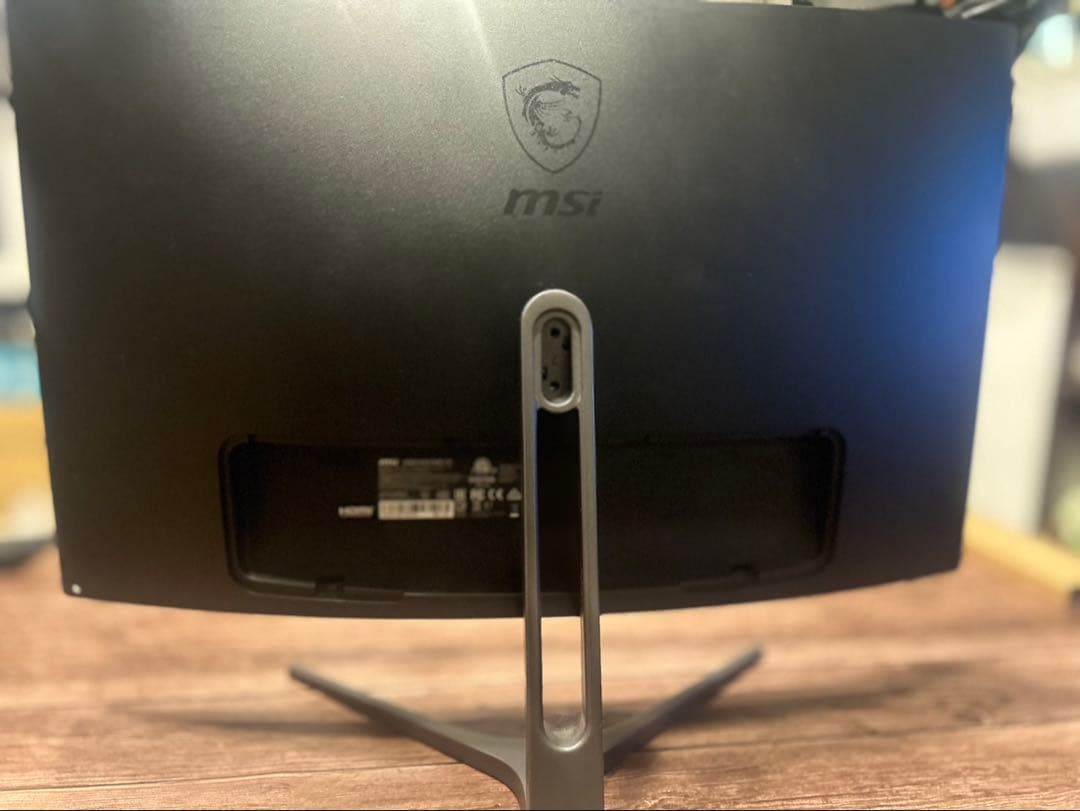 ※値下げしました MSI カーブディスプレイ 本体