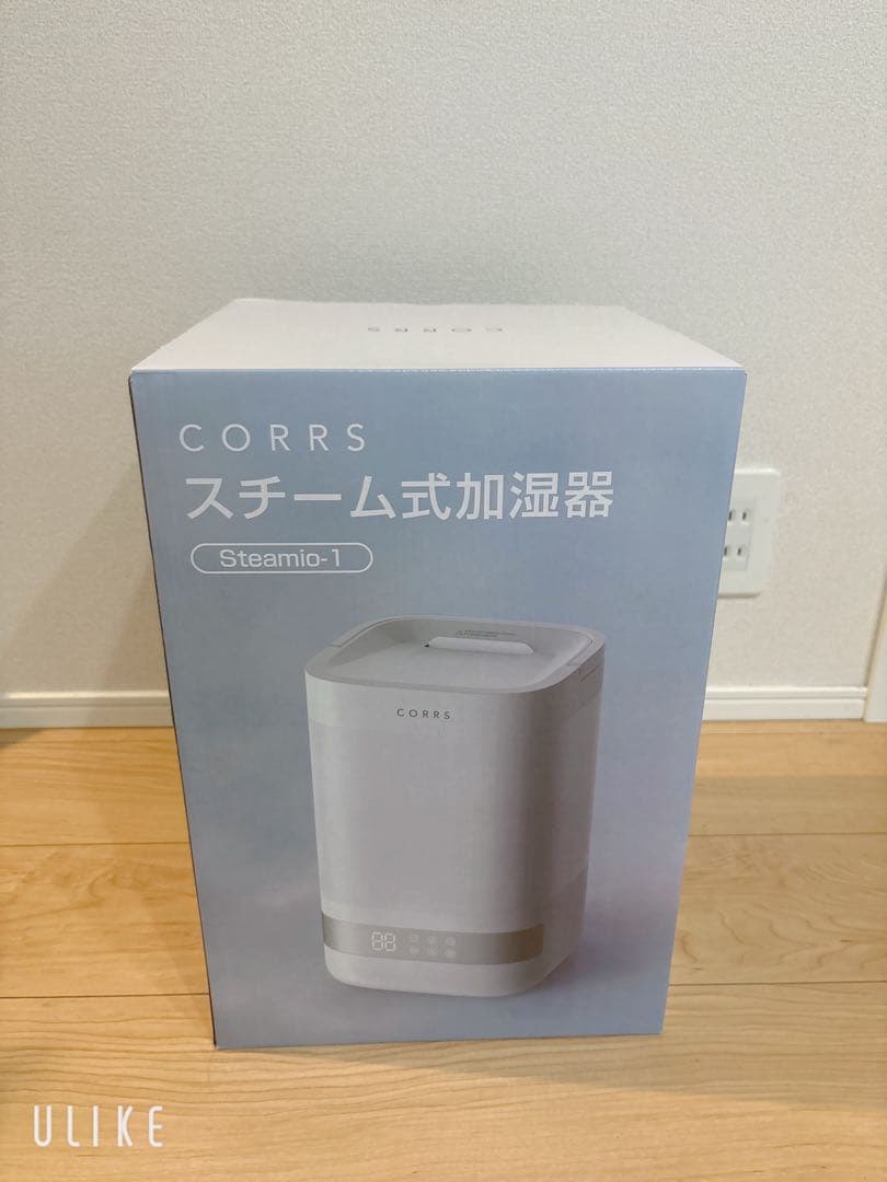 新品・CORRS スチーム式加湿器 Steamio-1