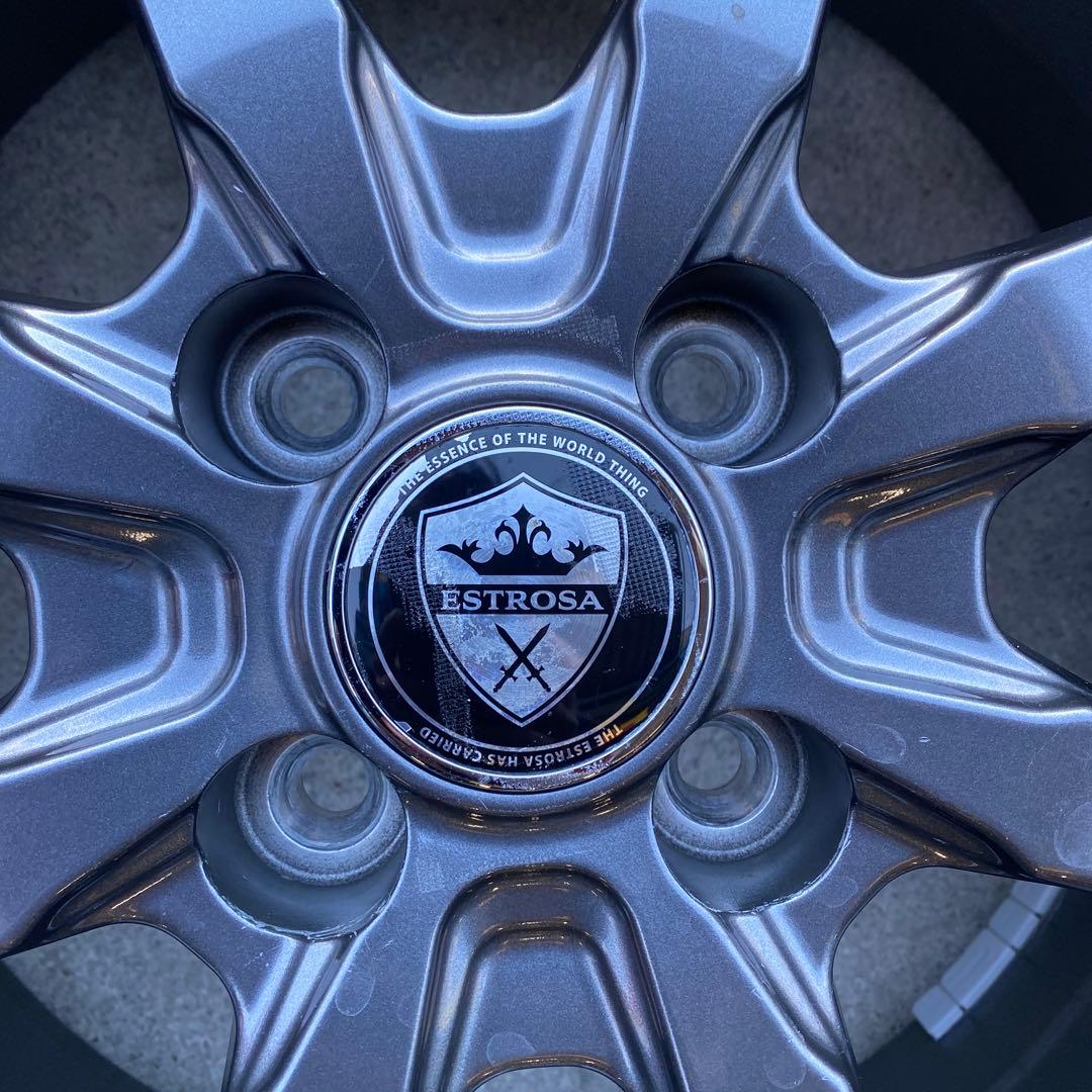 中古バリ溝ダンロップスタッドレスセット175/65R15 アクア、フィット等