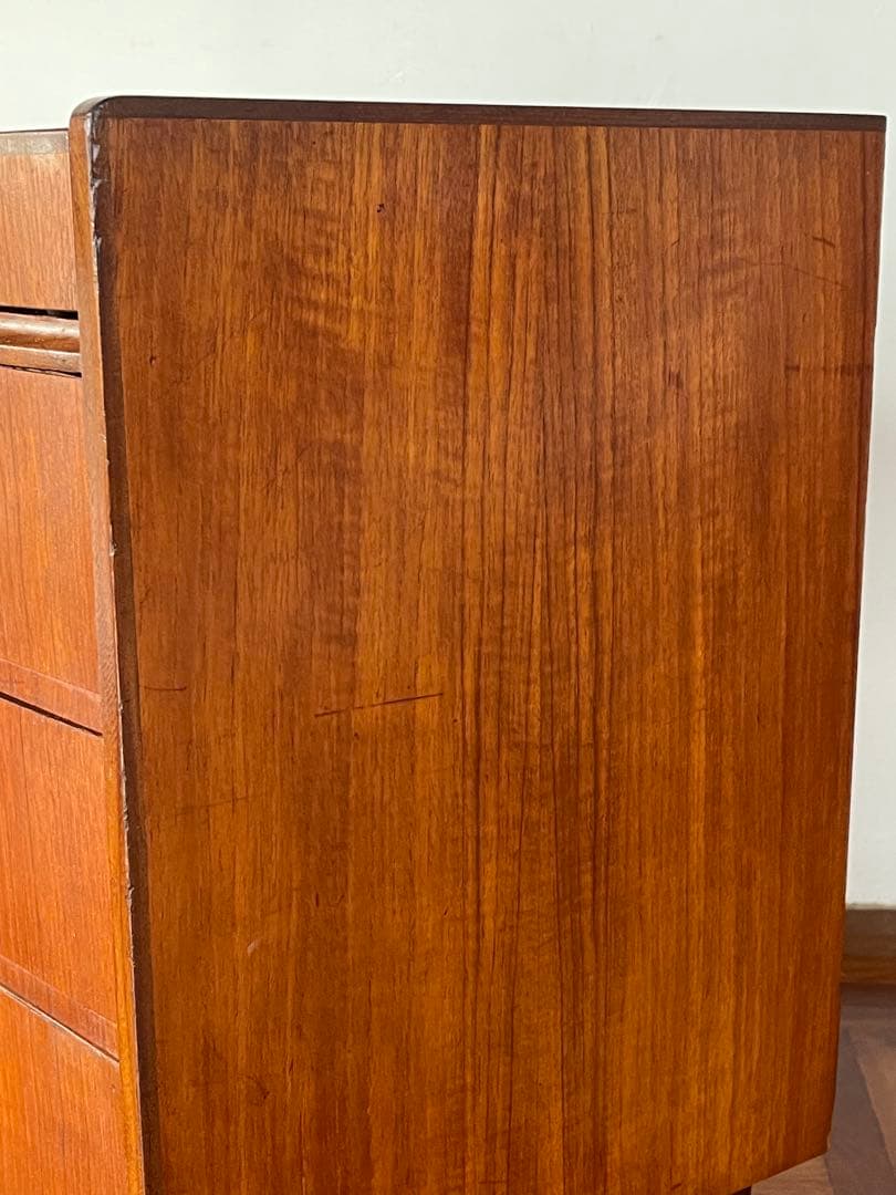 北欧 デンマーク ヴィンテージ チーク 3段 チェスト