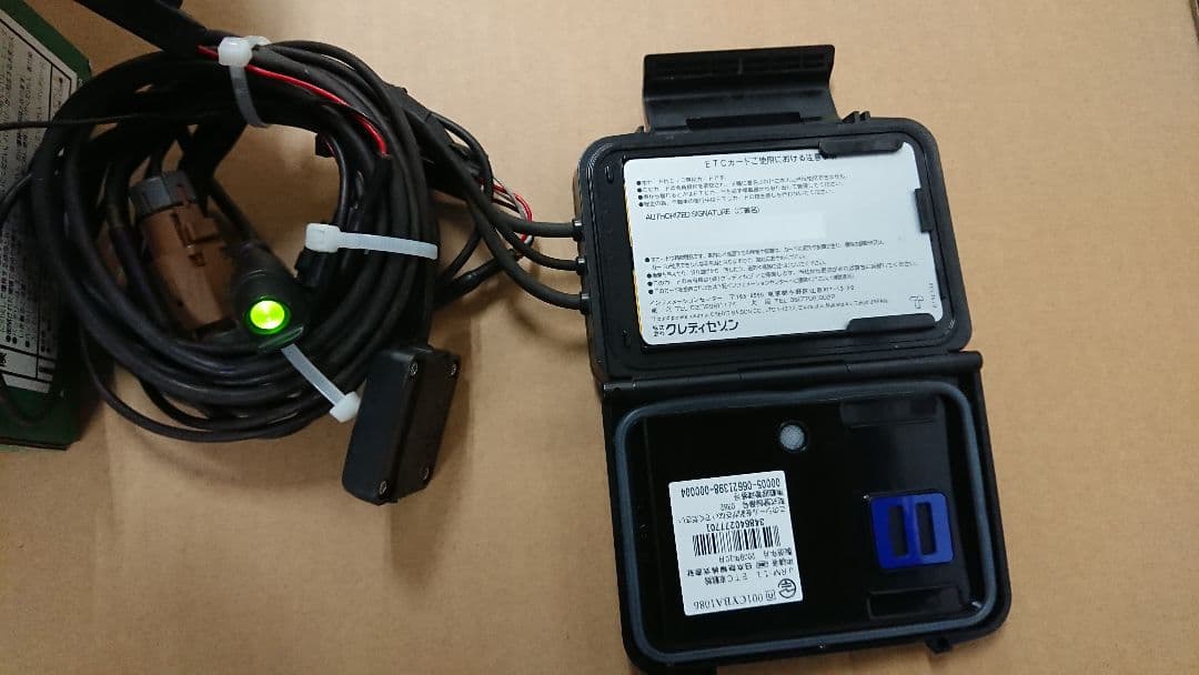 オートバイ バイク用　ETC　通電確認済み