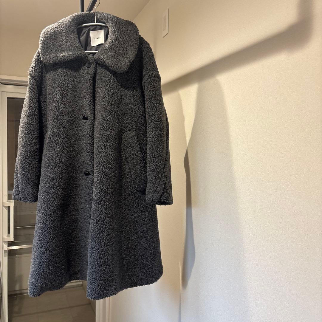 ジャケット・アウター CLANE VOLUME FLARE BOA COAT