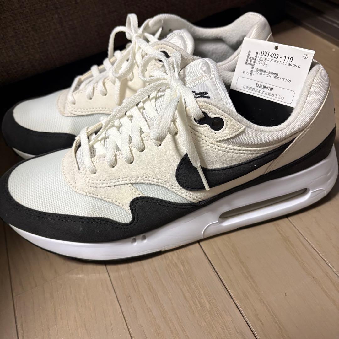NIKE AIR MAX 1 86 OG GOLF ホワイト/ブラック