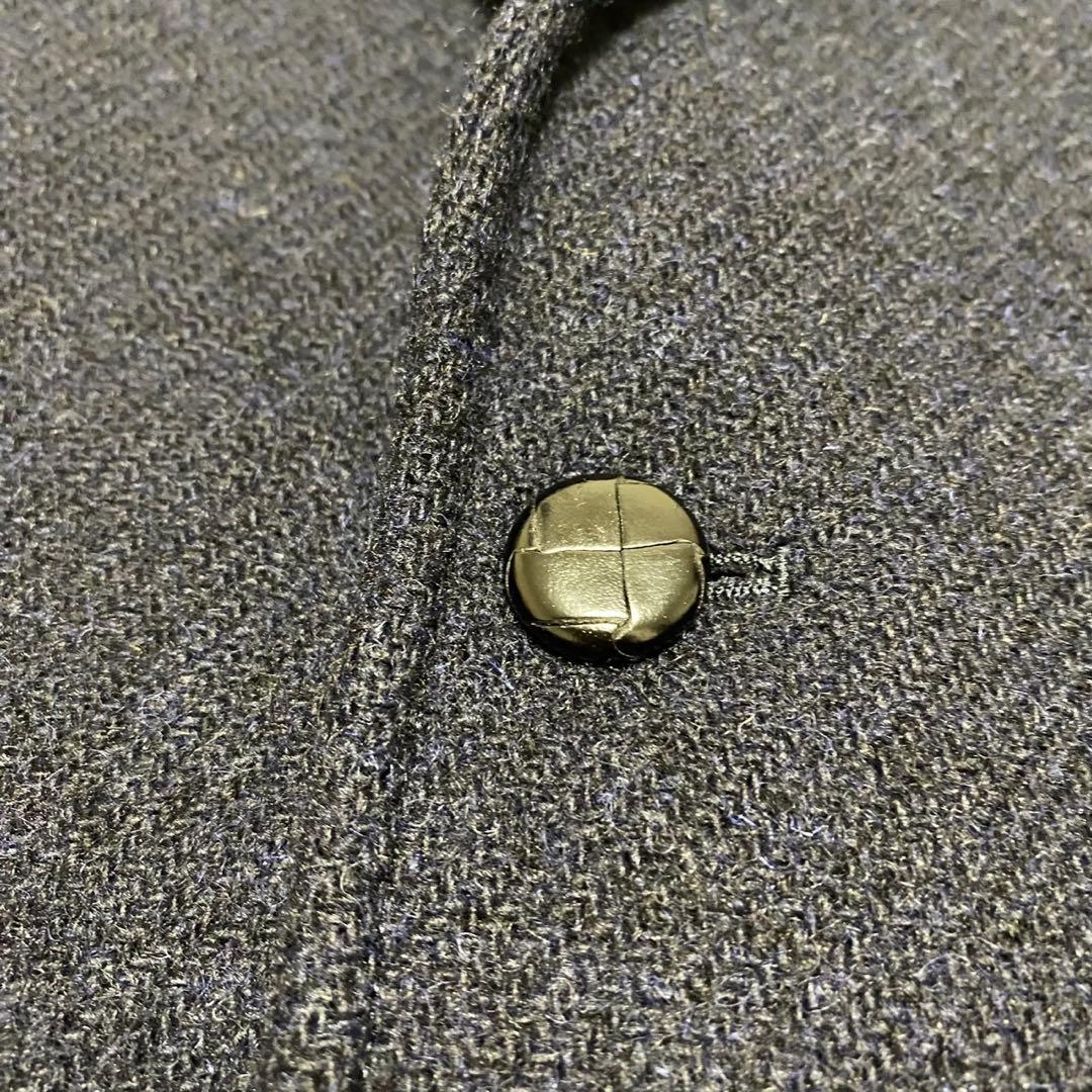 【極美品✨】ニューヨーカー ハリスツイード テーラードジャケット 紺 48