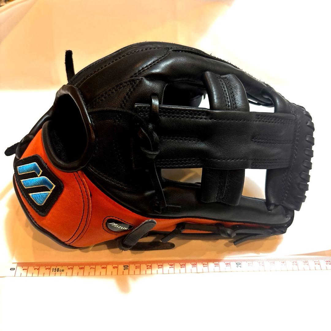 三足の蛙　USAモデル　ミズノ 軟式グローブ　ビューリーグ ビッグM 青