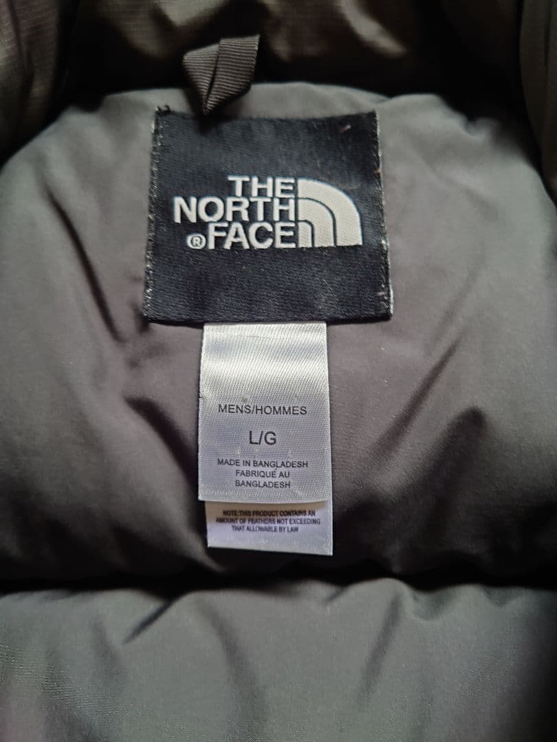ノースフェイス.ヌップシダウンジャケット　 Ｌサイズ(ガンメタグレー)