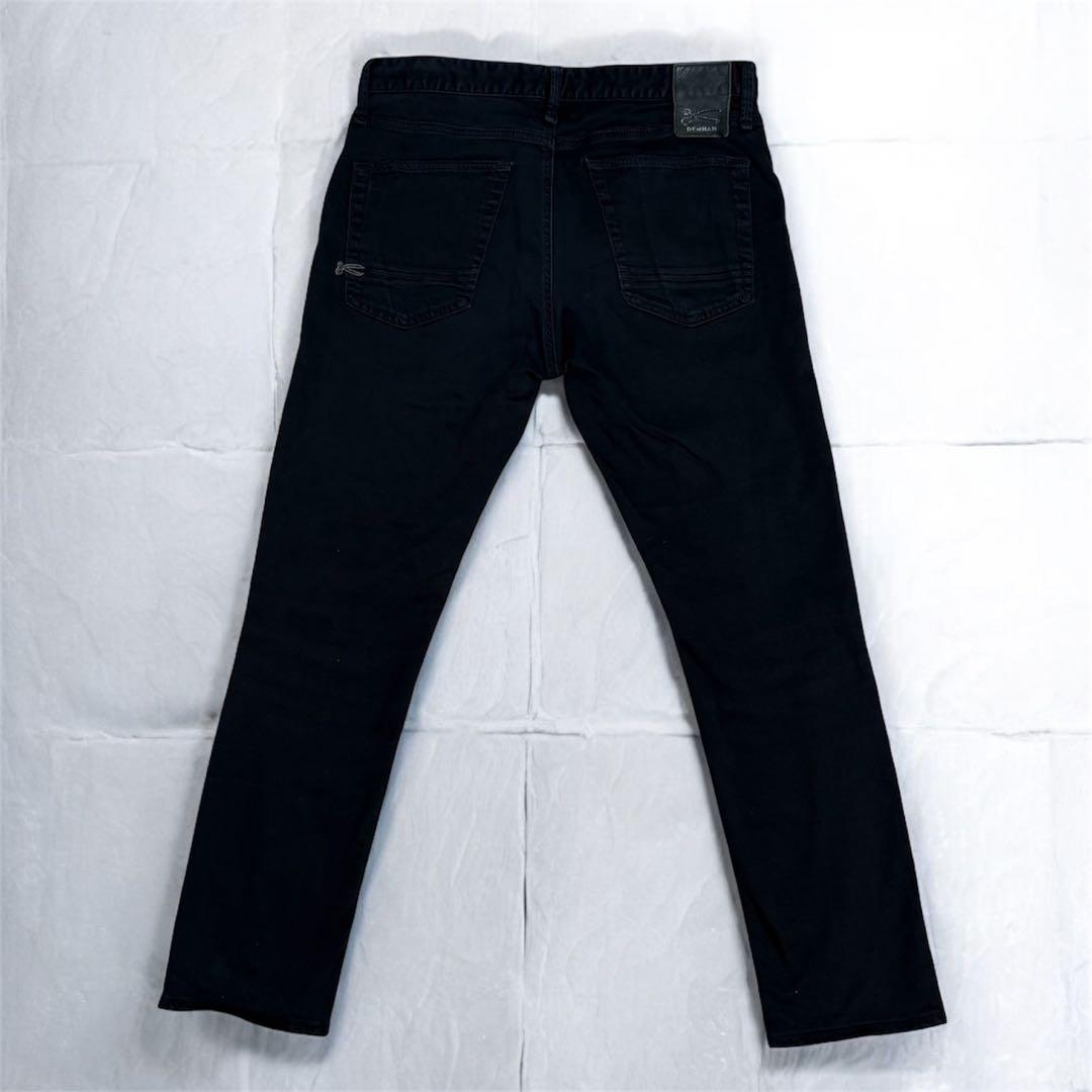 カラス デンハム RAZOR ルーマニア製 W32 L34 ブラック