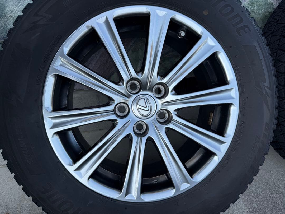 レクサス　NX 純正　17インチ スタッドレスホイールセット　空気センサー付き