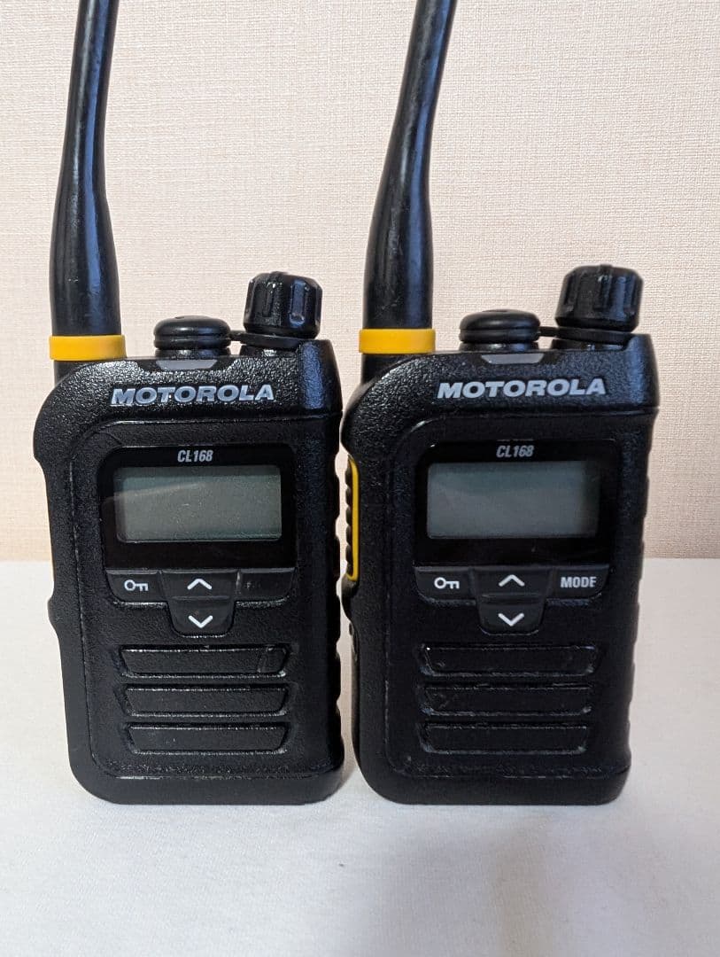 モトローラ 特定小電力トランシーバー CL168L×2台 イヤホンマイクセット
