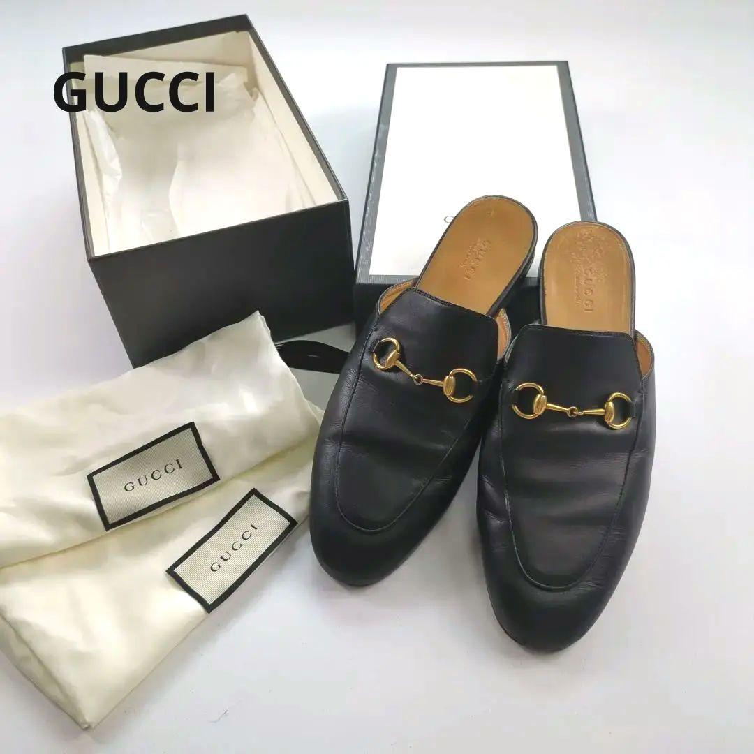 いるか　GUCCI グッチ　プリンスタウン　ホースビット　ローファー　39