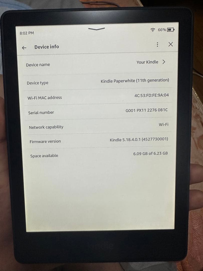 Amazon Kindle Paperwhite (第11世代) 8GB