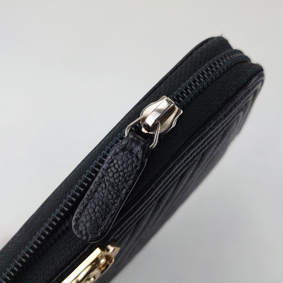 【morishoさま用】ボーイシャネル　ラウンドファスナー長財布　1210