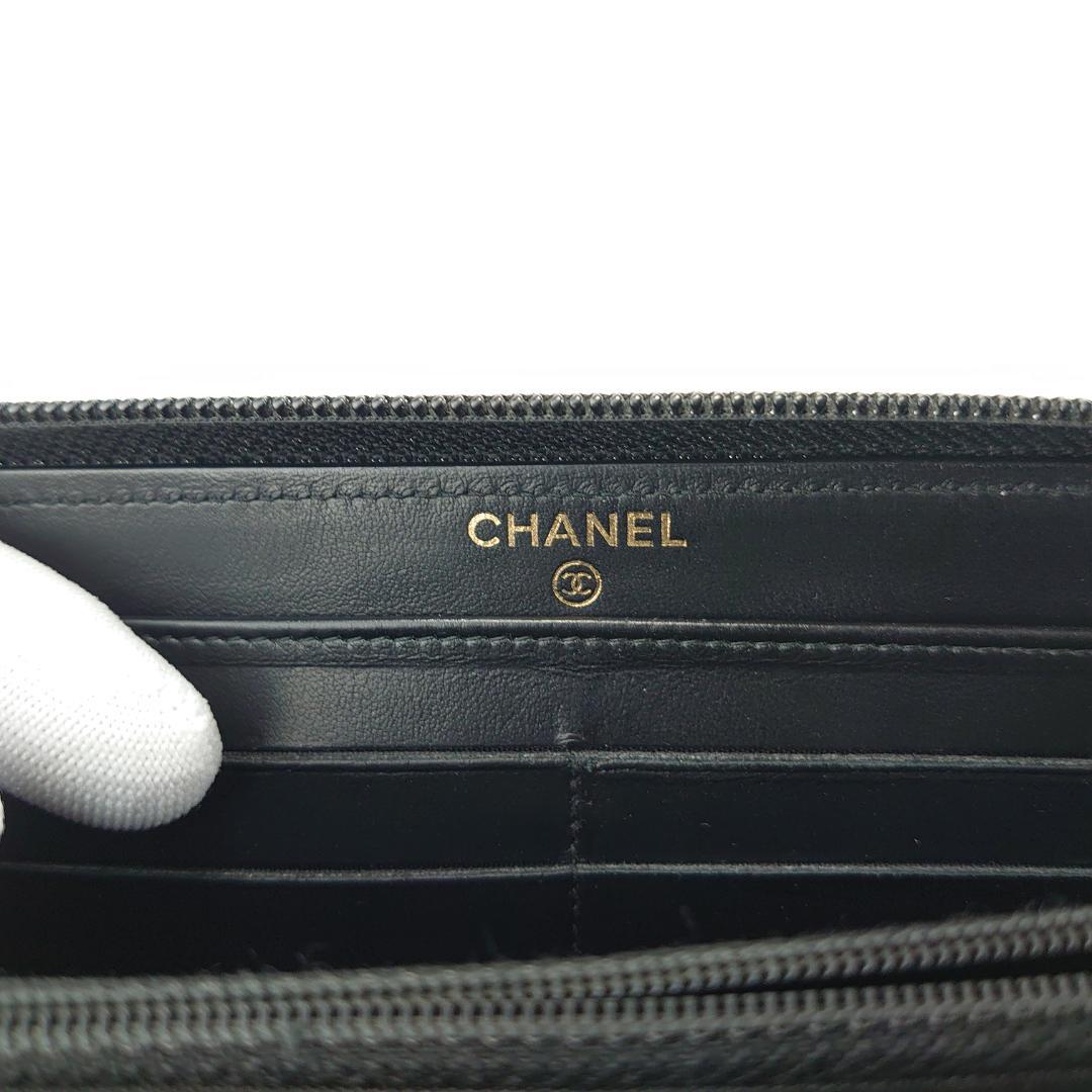 【morishoさま用】ボーイシャネル　ラウンドファスナー長財布　1210