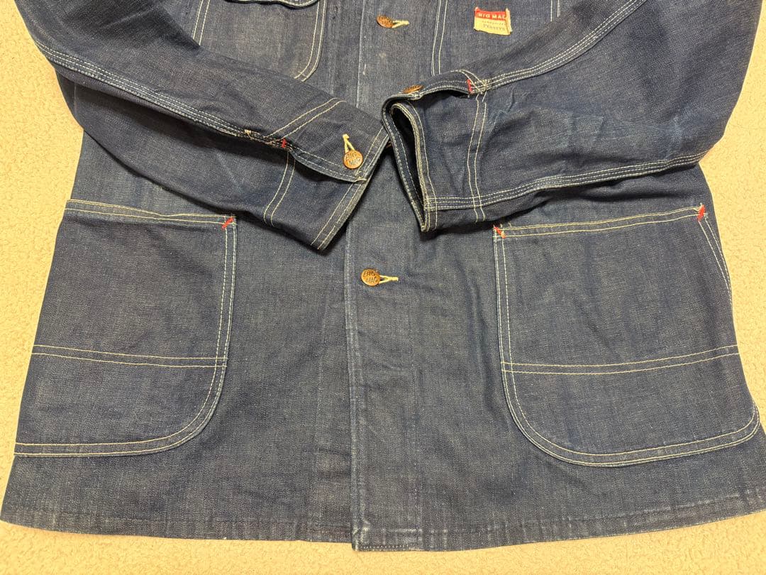 極上 60s ビッグマック カバーオール デニム 42相当 BIG MAC XL