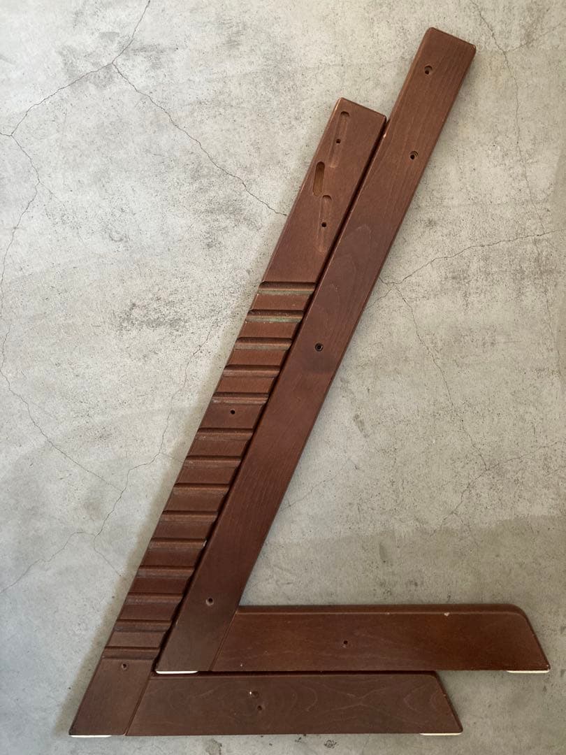 ストッケ　トリップトラップ　ウォールナットブラウン　ベビーセット付　S/N3