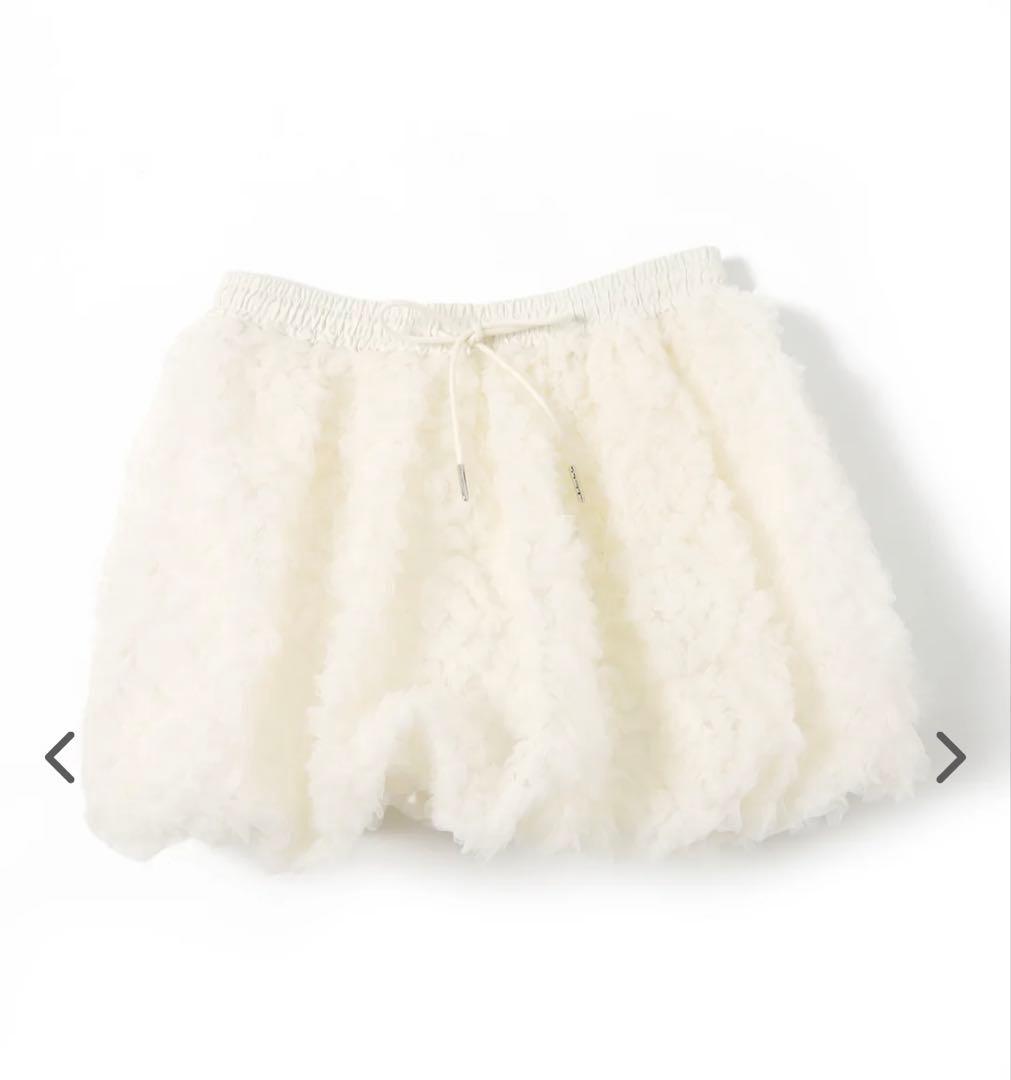 ⭐*️様 TULLE BALLOON MINI SKIRT