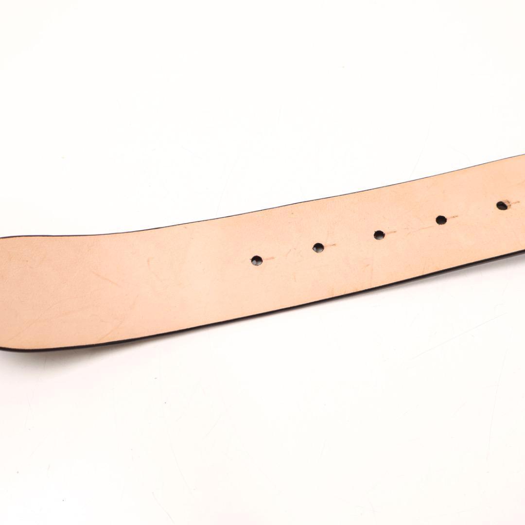 H2588P◾️メゾンマルジェラ　ブラックレザーベルト