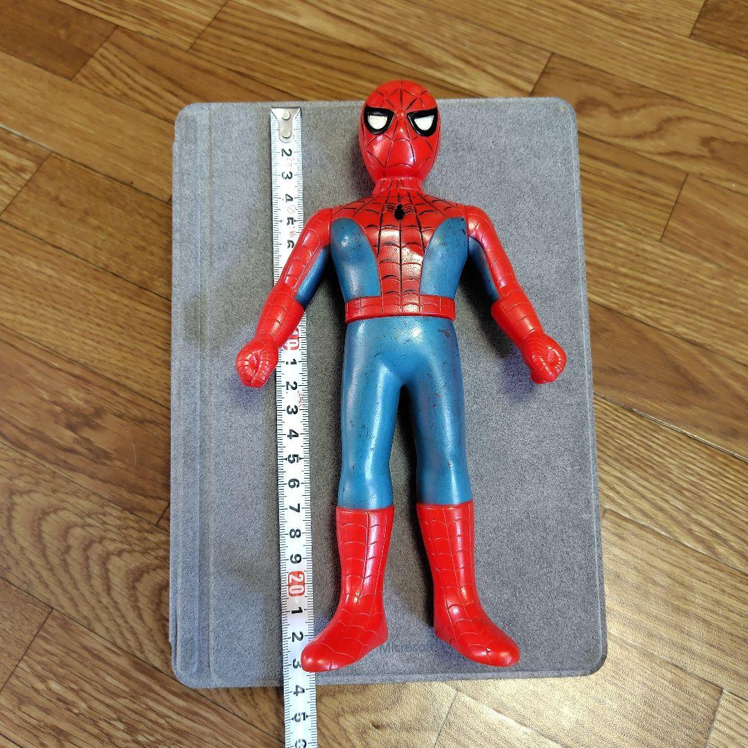 【レア品・当時物】スパイダーマン　ソフビ　1978年　東映