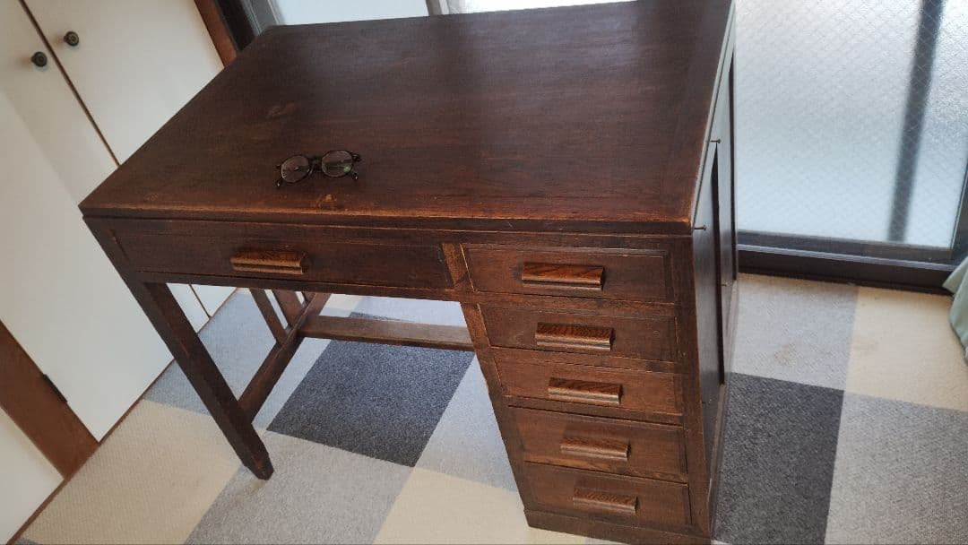 ★引き取り専用★机★学習デスク★木製★アンティーク★