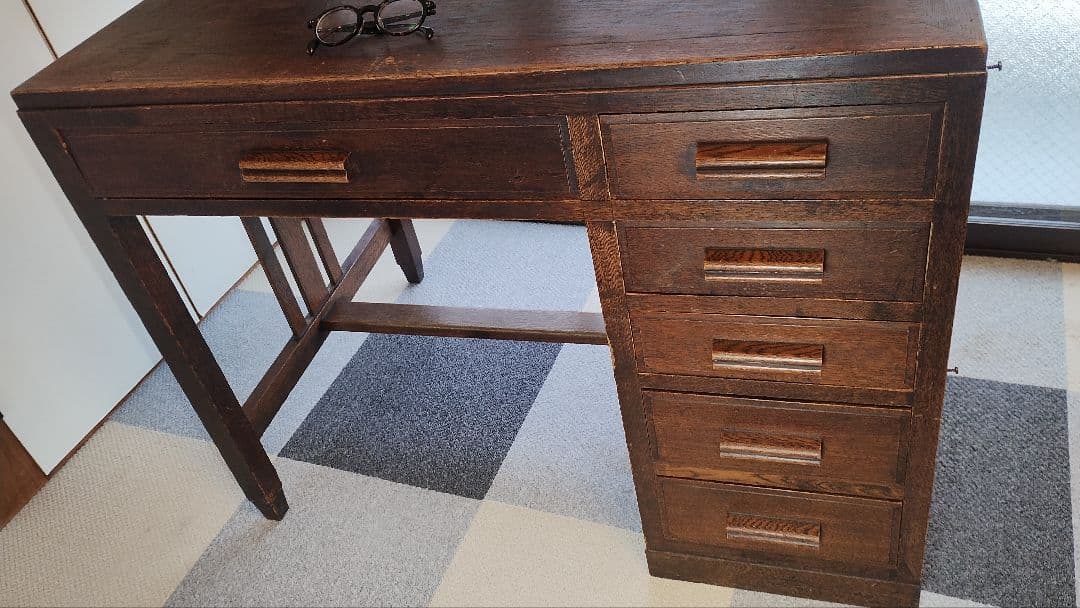 ★引き取り専用★机★学習デスク★木製★アンティーク★