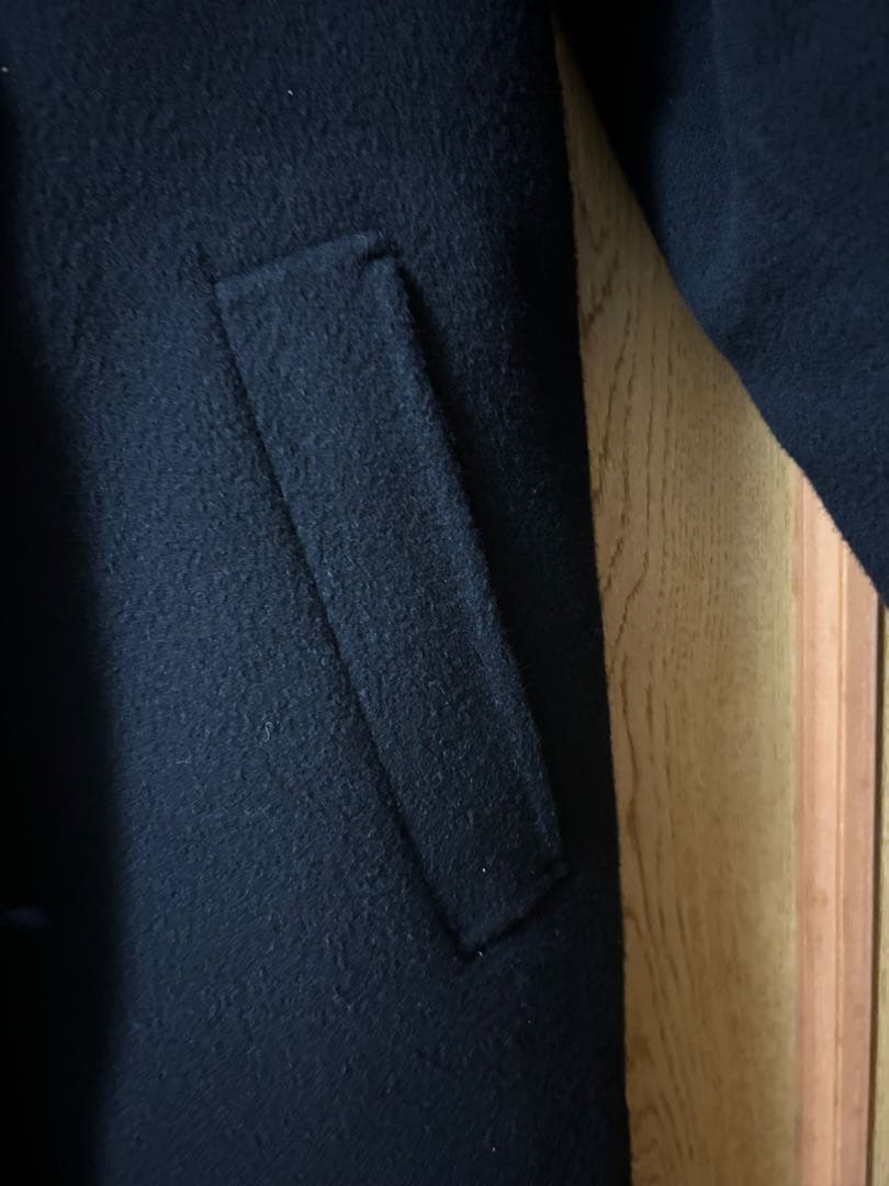 自由区【今季】ウールリバーダブルブレストコート