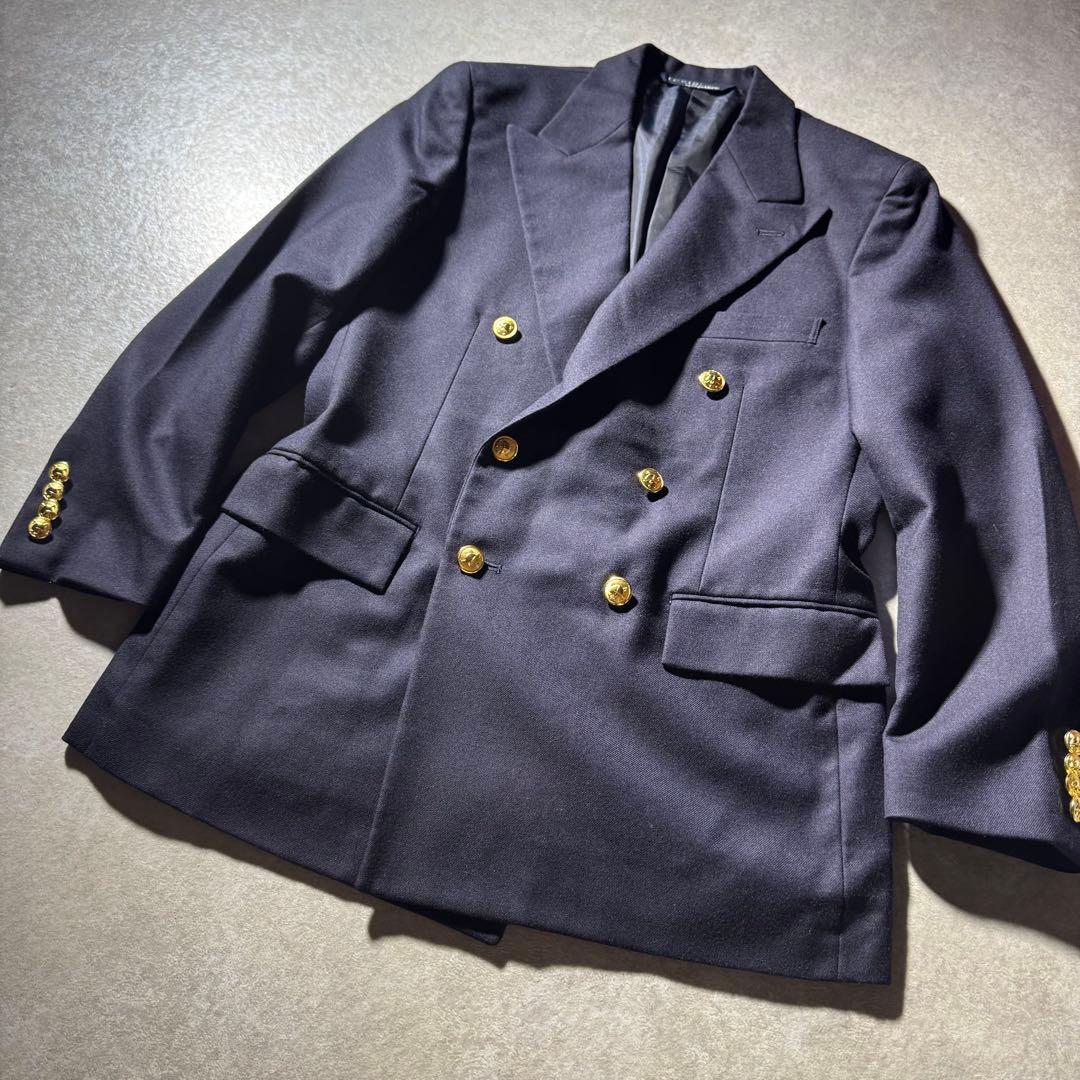 polo by ralph lauren 紺ブレ 金ボタン ダブル ジャケット