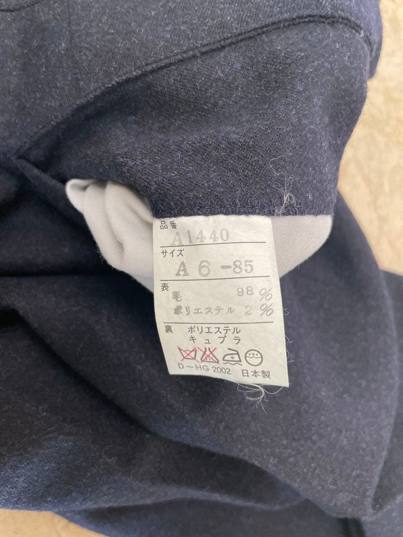 DORMEUIL.ウール濃紺ビジネススーツM〰️L.サイズ