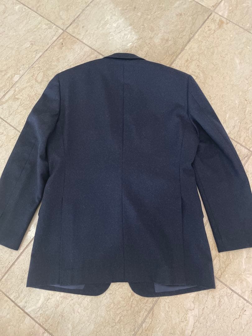 DORMEUIL.ウール濃紺ビジネススーツM〰️L.サイズ