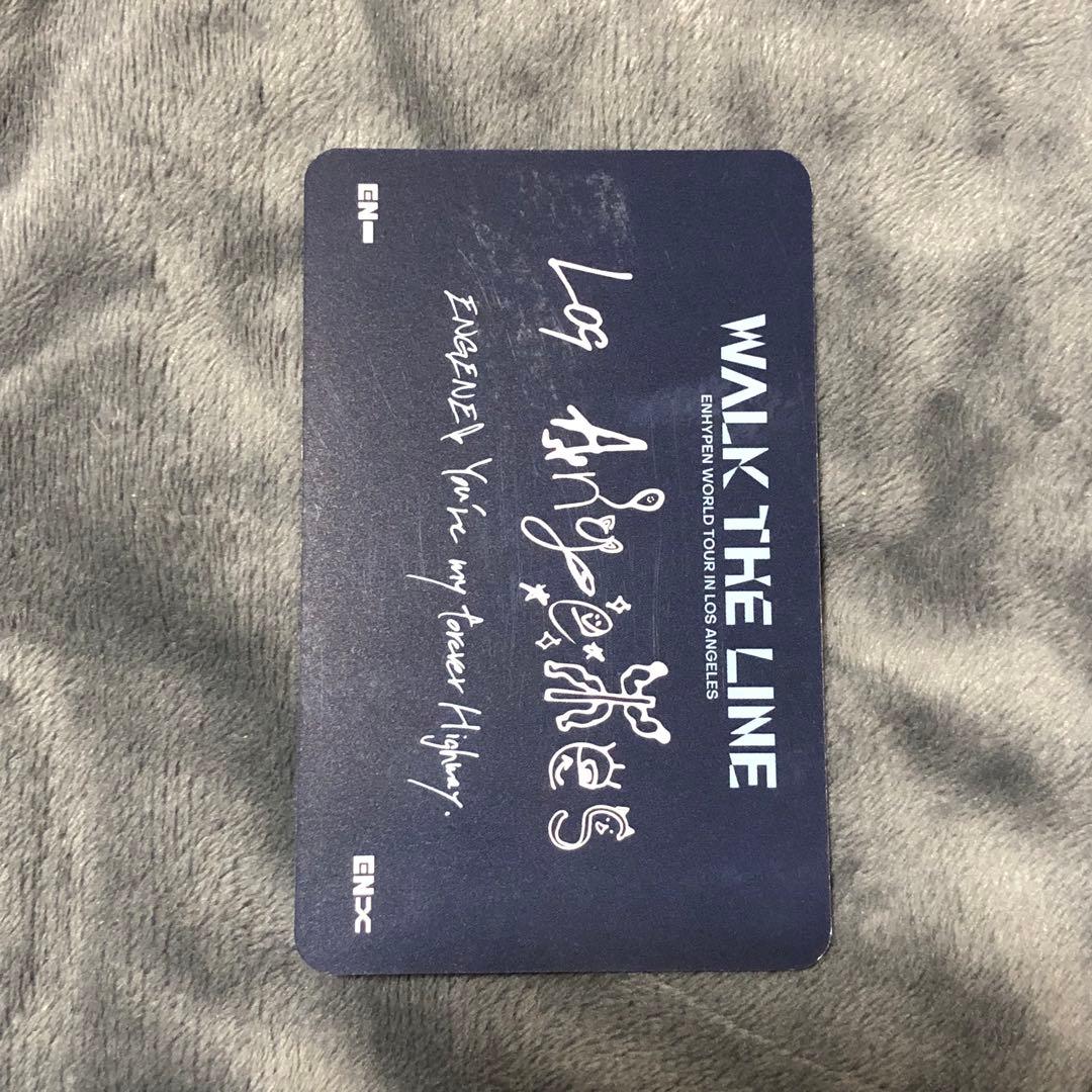 ENHYPEN ニキ ワルツ ライブ LA ロサンゼルス US 限定 擦れあり