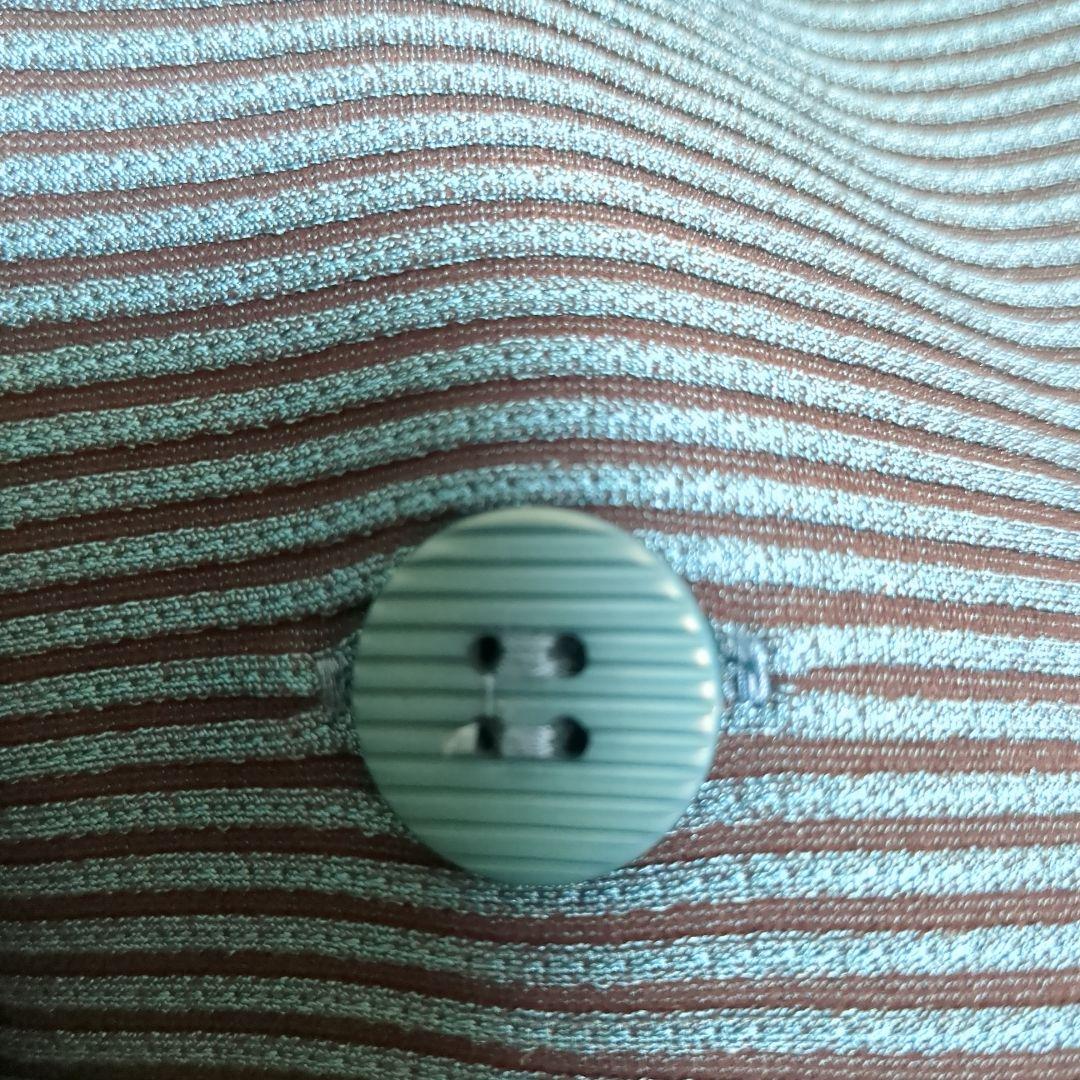 ISSEY MIYAKE プリーツロングジャケットターコイズ