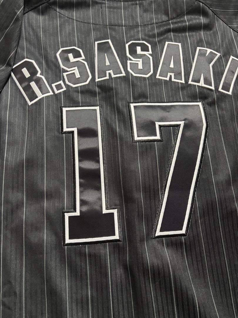 千葉ロッテマリーンズ 佐々木朗希 ユニフォーム ビジター o xl