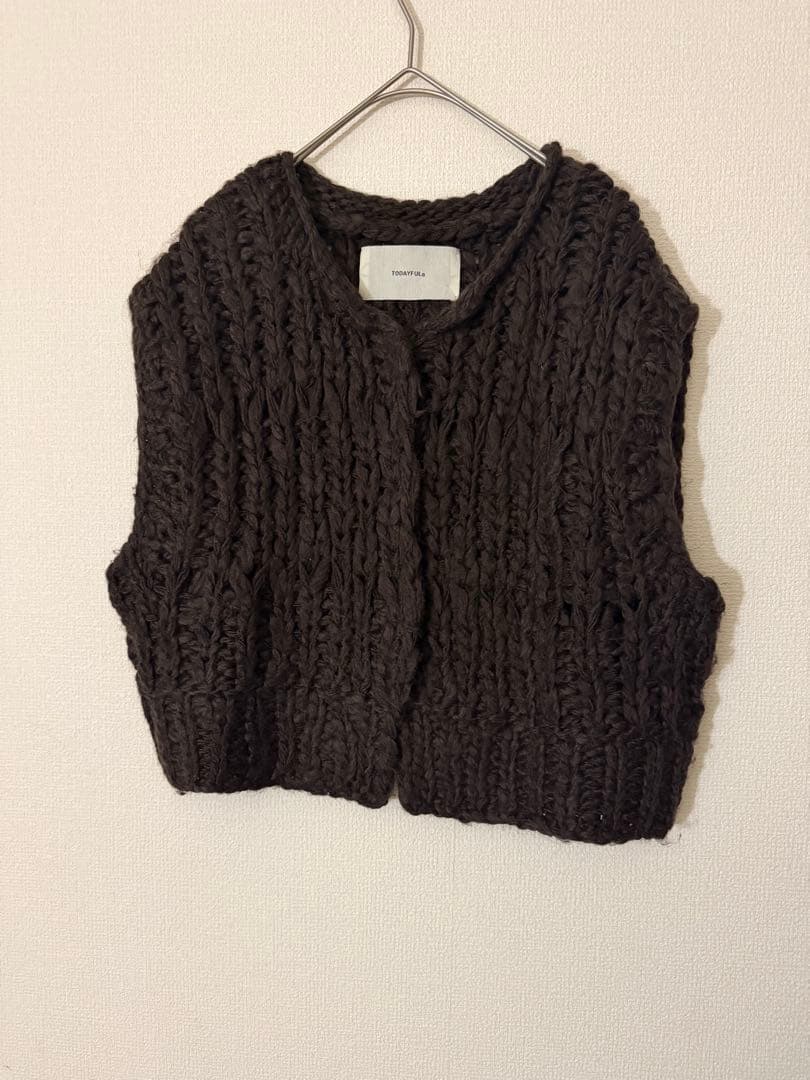 Mix Handknit Vest Slub Knit Pulloverまとめ