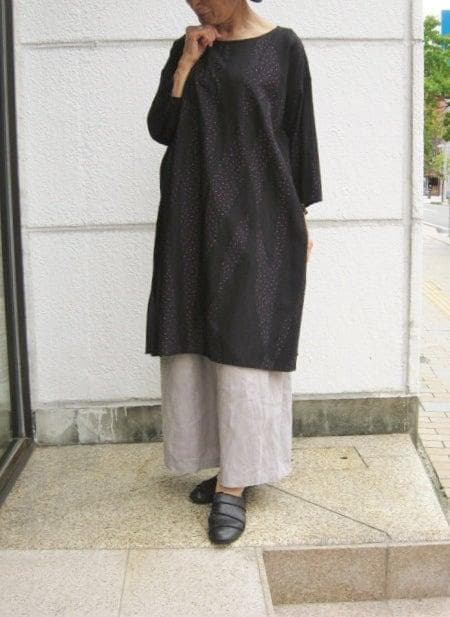 JURGENLEHL ヨーガンレール ポルカドットプリントチュニック